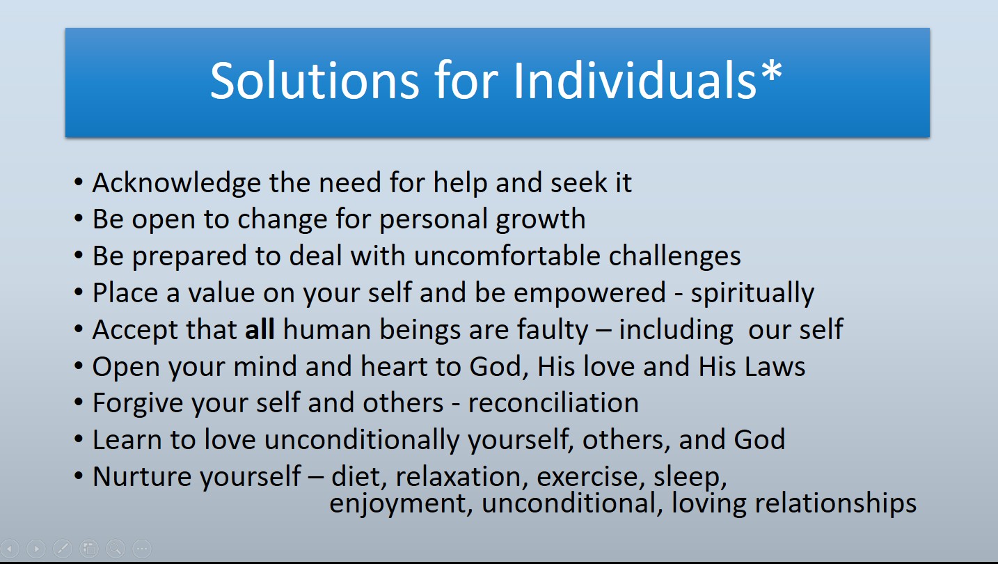 Solutions for Individuals