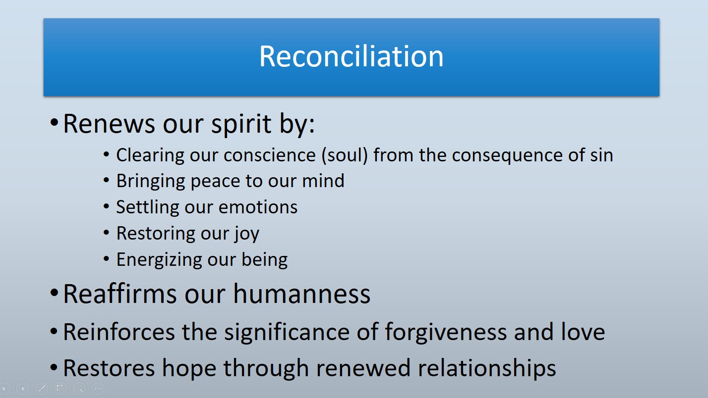 Reconciliation Through God